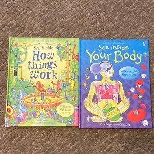 Usborne See Inside books (hardcover)